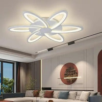 Lampadario per soffitto LED applique plafoniera design moderno forma FIORE 59w luce calda