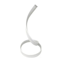 Lampada moderna curva luce tavolo scrivania ufficio LED 12W lume comodino 230V BIANCO LUCE FREDDA 6500K