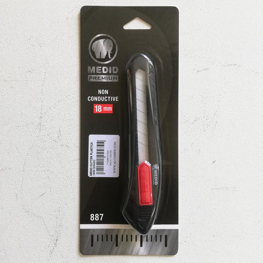 Medid coltello cutter taglierino professionale 18mm in abs lama in ceramica