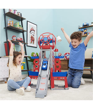 Mega Quartiere Generale Paw Patrol 6 Personaggi Veicolo Luci Suoni Gioco Bambini         