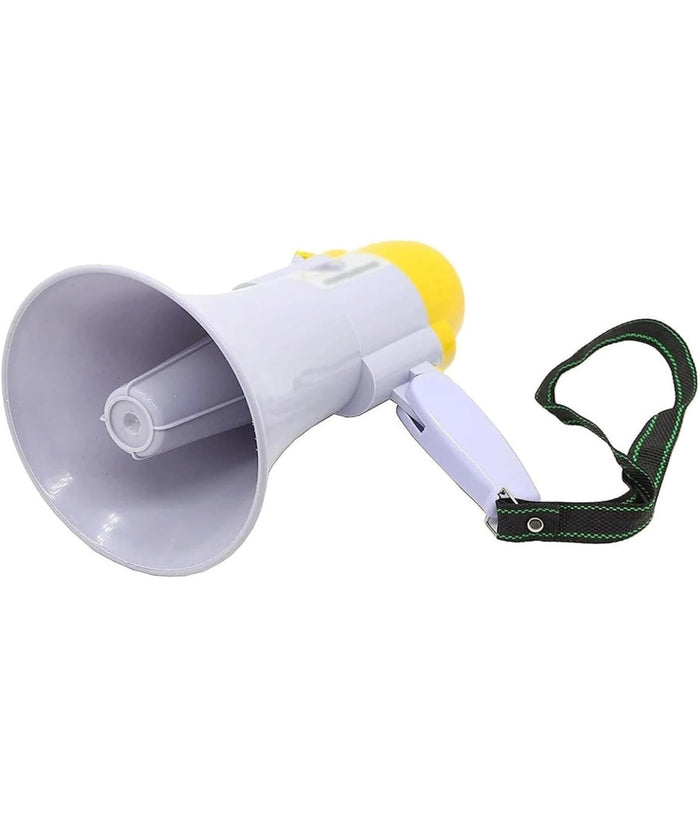 Megafono Portatile Altoparlante Registratore Vocale Musicale Batteria 200 Mt.         