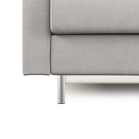 Megan Divano letto matrimoniale in microfibra smacchiabile T11 208 cm (mat. 160x197) grigio chiaro