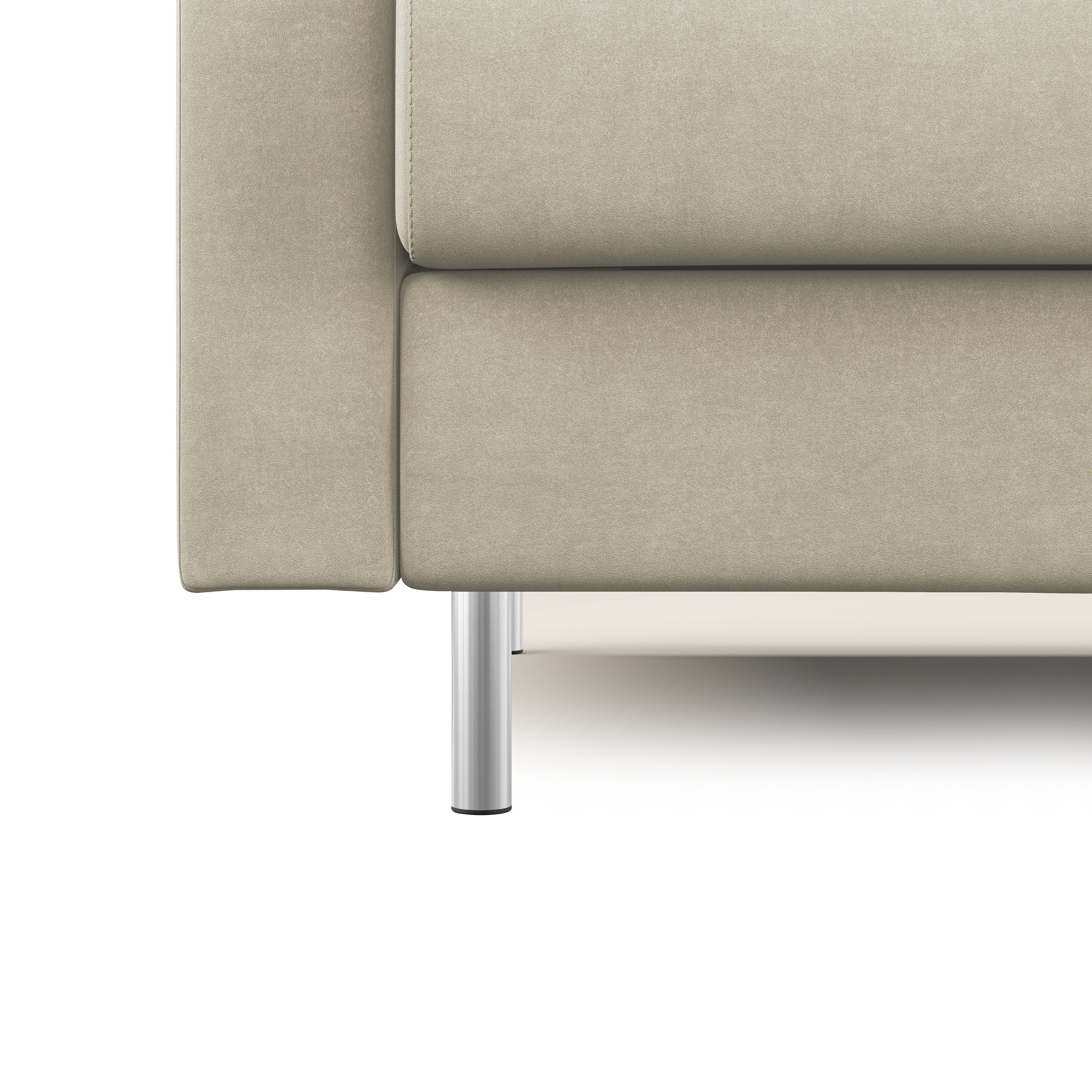 Megan Divano letto matrimoniale in microfibra smacchiabile T11 208 cm (mat. 160x197) panna