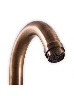 MORAVA RETRO miscelatore vasca a 5 fori in ottone