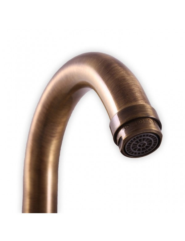 MORAVA RETRO miscelatore vasca a 5 fori in ottone