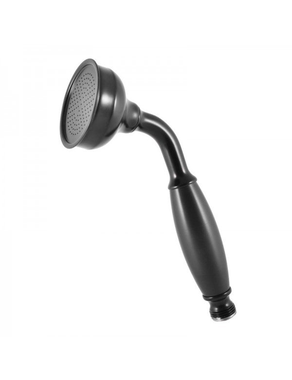 MORAVA RETRO Miscelatore per vasca in cromo nero opaco