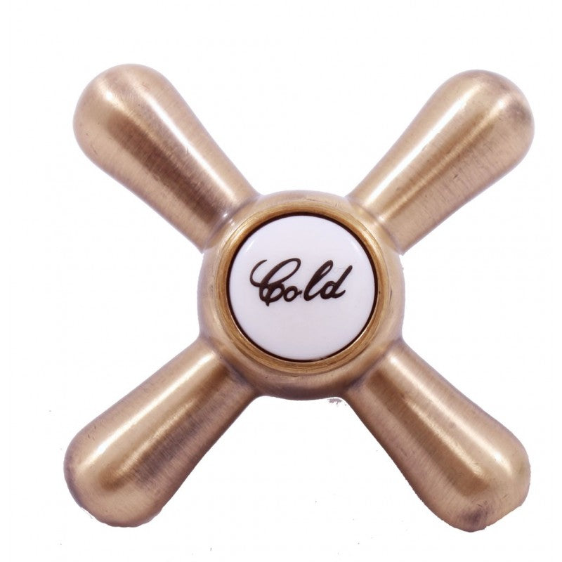 MORAVA RETRO miscelatore vasca in ottone con soffione