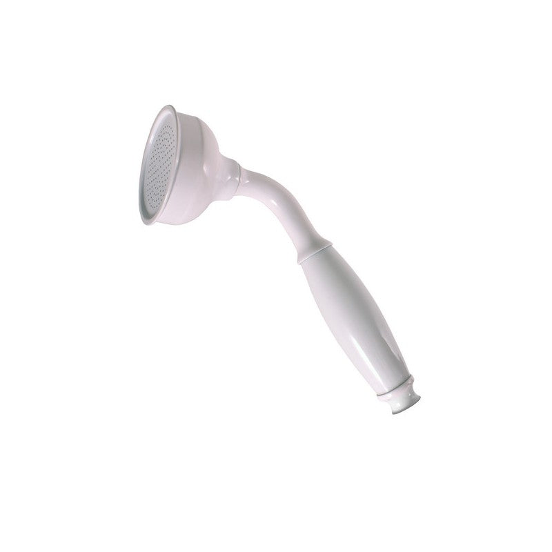 MORAVA RETRO Miscelatore Vasca in Bianco Cromato con Soffione