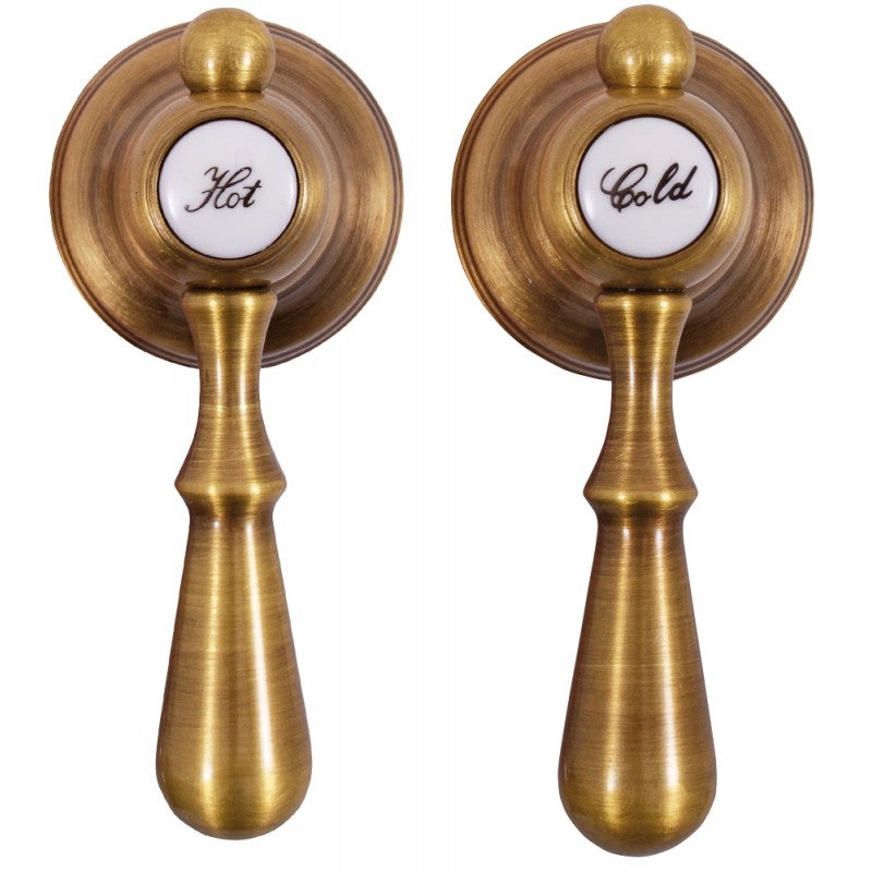 ROMANTIC Miscelatore Vasca Retrò 5 Fori in Ottone