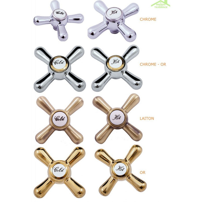 MORAVA Miscelatore Bidet Lungo senza Sifone in Cromo Oro