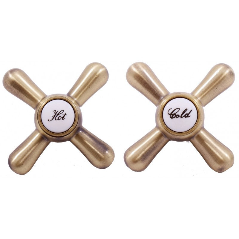 MORAVA Miscelatore Doccia Retrò a Parete in Ottone Bronzo con Doccetta