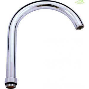 MORAVA Miscelatore Lavello Alto con Braccio Girevole Rotondo in Cromo H 19,7 cm