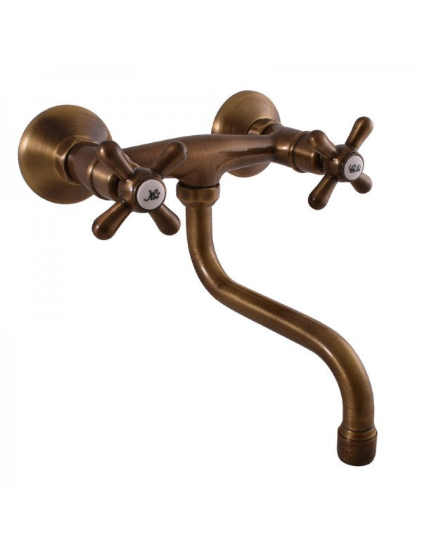 MORAVA Miscelatore per lavello girevole in ottone