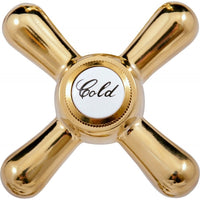 MORAVA miscelatore per lavabo/lavabo girevole a parete in ottone dorato