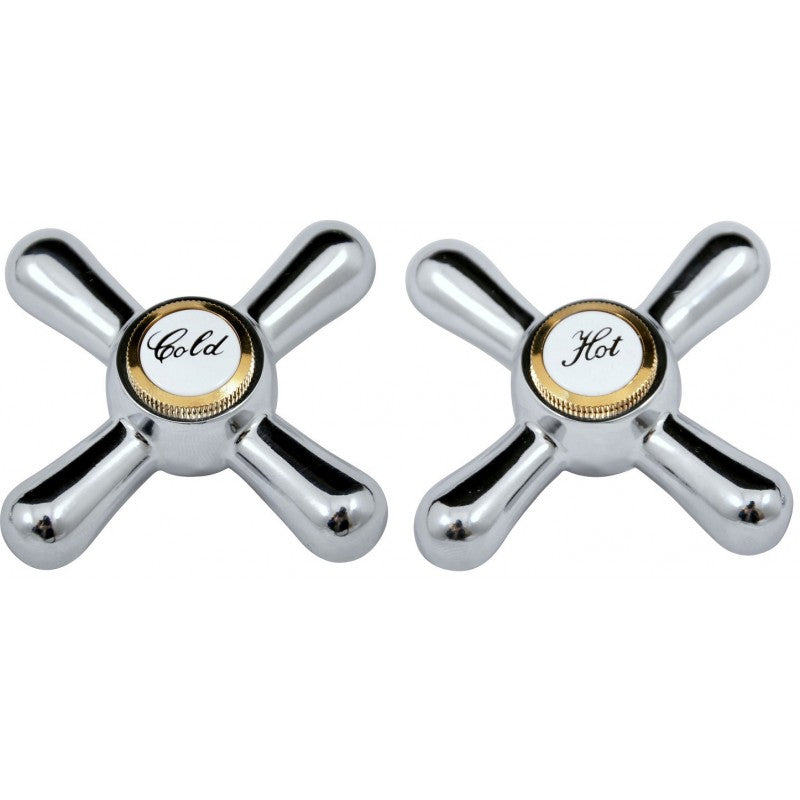 Miscelatore girevole per lavello/lavabo MORAVA in ottone cromato oro