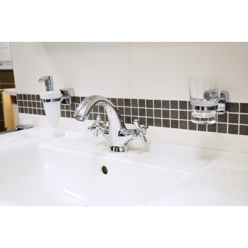 Miscelatore lavabo MORAVA in cromo con pop up