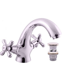 Miscelatore lavabo MORAVA in cromo con pop up