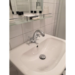 Miscelatore lavabo MORAVA in cromo senza pop up