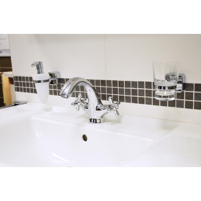 Miscelatore lavabo MORAVA in cromo senza pop up