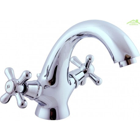 Miscelatore lavabo MORAVA in cromo senza pop up