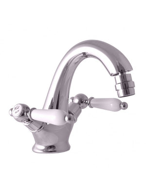 Miscelatore lavabo retrò MORAVA ottone cromato con sifone