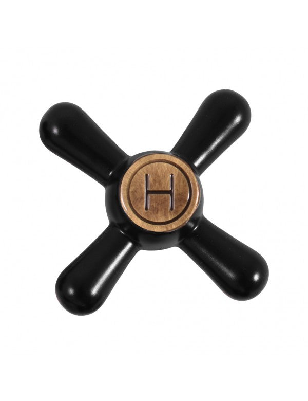 Miscelatore lavabo MORAVA ottone nero opaco senza pop up