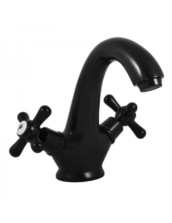 Miscelatore lavabo MORAVA nero opaco senza pop up