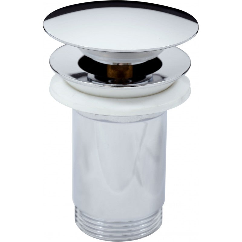 Miscelatore lavabo MORAVA RETRO in ottone cromato bianco lucido con pop up