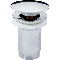 Miscelatore lavabo MORAVA RETRO in ottone cromato bianco lucido con pop up