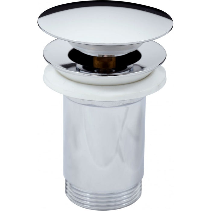 Miscelatore lavabo MORAVA RETRO in ottone cromato bianco lucido con pop up