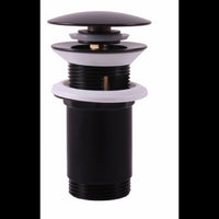 Miscelatore lavabo girevole MORAVA RETRO in ottone nero opaco con pop up