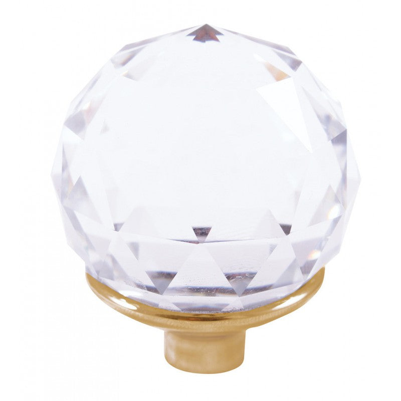 Miscelatore lavabo retrò BRILLANCE con manico in cristallo