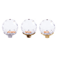 Miscelatore lavabo retrò BRILLANCE con manico in cristallo