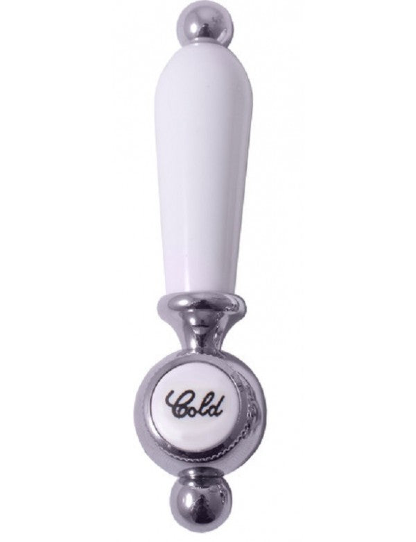 Miscelatore lavabo retrò MORAVA ottone cromato senza sifone