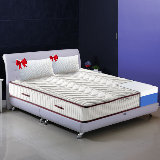 Materasso Memory 110x190, materasso Semirigido dal doppio comfort ALTO 20 CM, Materasso dispositivo medico con cuscino promo, MEMORY NATURE