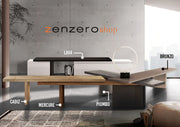 Mensola a terra moderna Bronzo L.184 cm, Made in Italy, ZLCINFNPENEW127