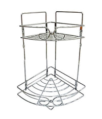 Mensola Angolare Per Bagno Angoliera Doccia A 2 Livelli Ripiani In Metallo 52719         