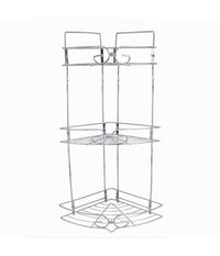 Mensola Angolare Per Bagno Angoliera Doccia A 3 Livelli Ripiani In Metallo 52720         