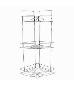 Mensola Angolare Per Bagno Angoliera Doccia A 3 Livelli Ripiani In Metallo 52720         