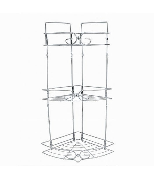 Mensola Angolare Per Bagno Angoliera Doccia A 3 Livelli Ripiani In Metallo 52720         