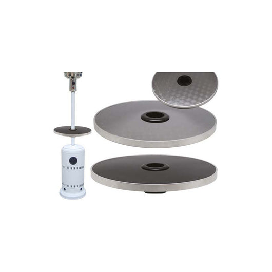 MenSola Appoggio per Termopatio Gas inox