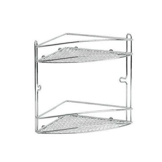 Mensola Bagno Cromo Star Angolare 21X21 H.26 Artex