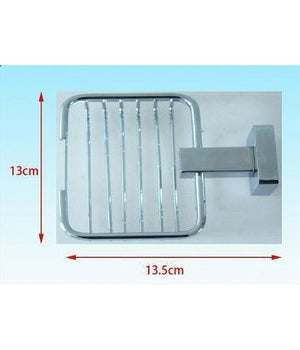 Mensola Bagno Doccia Porta Sapone Saponetta Quadrata Fissaggio A Parete 52206a         