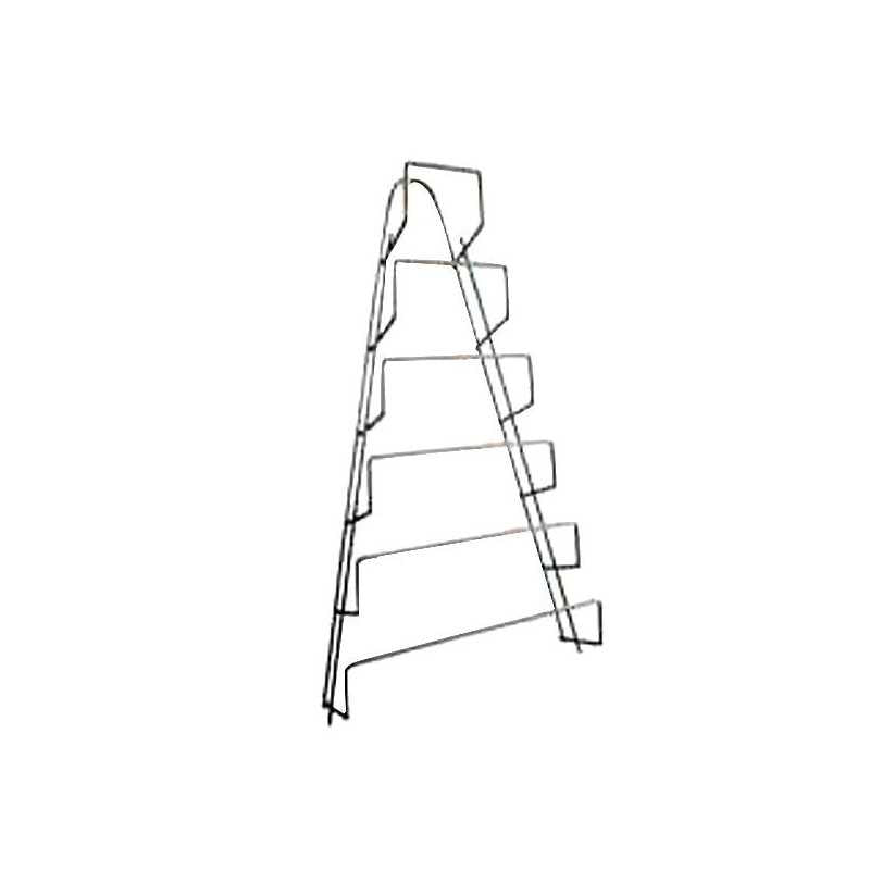 Mensola Basic Kiwi Porta Coperchi 6 Posti