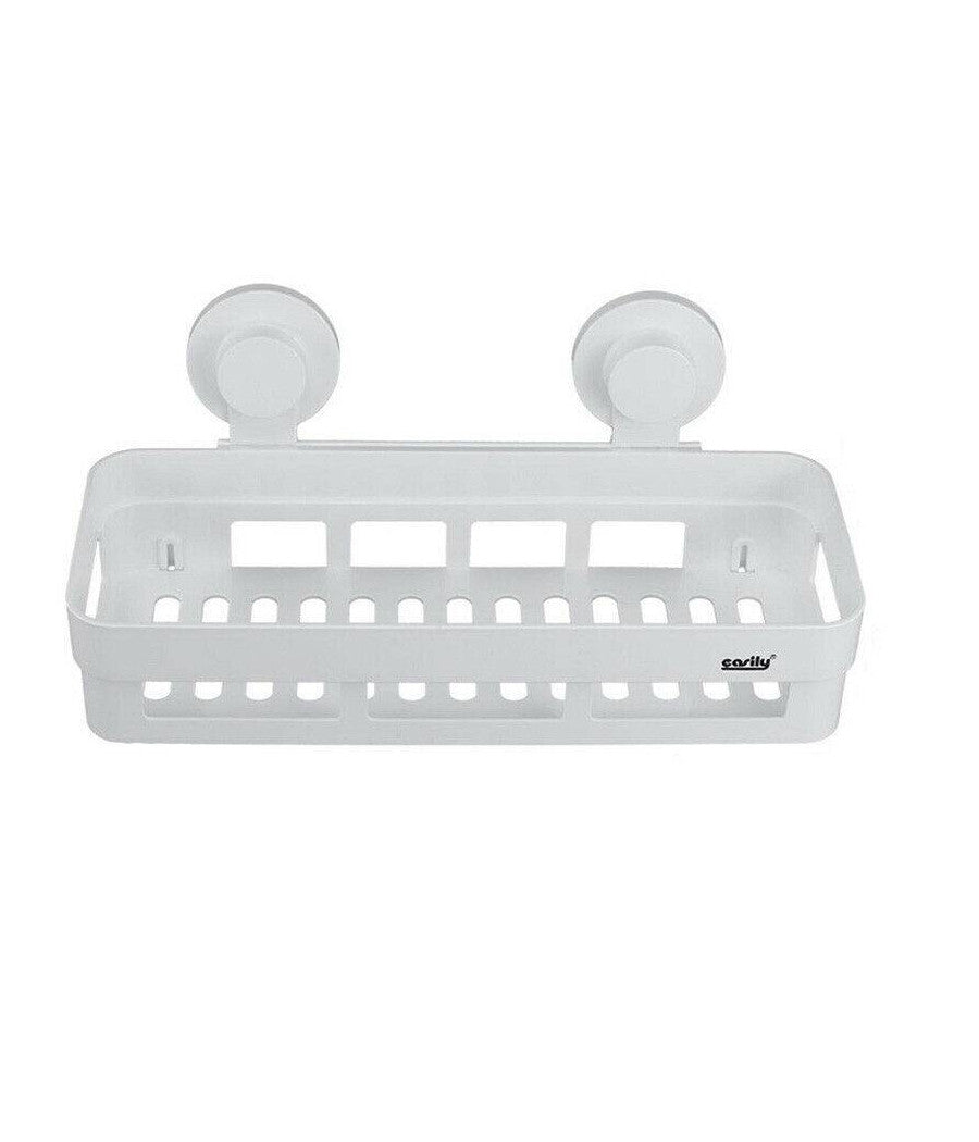 Mensola Con Ventosa Da Bagno X Doccia Rettangolare Portasapone Shampoo Scaffale         