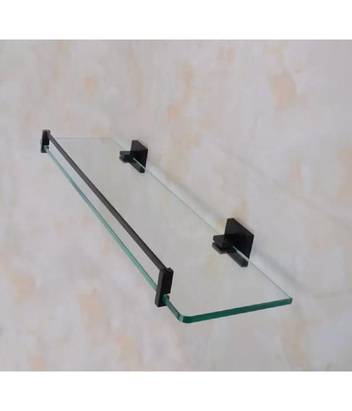 Mensola Da Bagno Nero In Metallo Shampoo Doccia Sapone In Vetro Per Cucina Bagno         