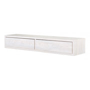 Mensola da Muro con Cassetto, Comodino Sospeso, Mensola da Parete, Rovere Imperiale, 88,2x13,4 p20 cm - Domino