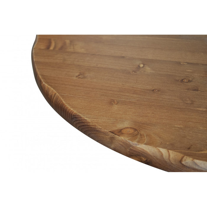 Mensola da Muro, Mensola Legno, Mensola Angolare, Mensola da Parete, Noce, 35x35x2,4 cm - Saturno