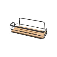 Mensola un ripiano acciaio nero e bambu | Haiti