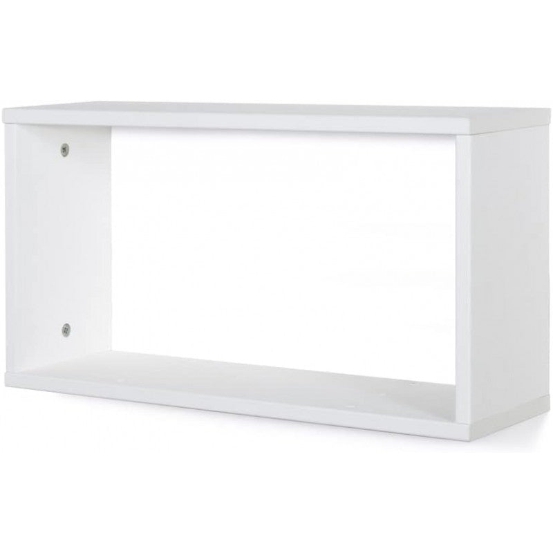 Mensola da Parete Bianca 56.8x30x17 cm - Ripiano Multiuso per Bagno, Camera, Cucina o Ufficio - Libreria Sospesa con Tasselli, Made in Italy